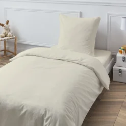 Future Home Drap housse en coton 57 fils uni bonnet 25cm 90x190cm