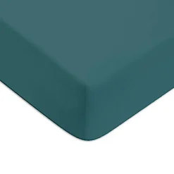 Future Home Drap housse en coton 57 fils uni bonnet 25cm 180x200cm New