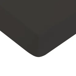 Future Home Drap housse en coton 57 fils uni bonnet 25cm 90x200cm