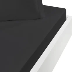 Sensei Maison Drap housse en coton bonnet 30 cm Anthracite 120x190 cm STUDIO