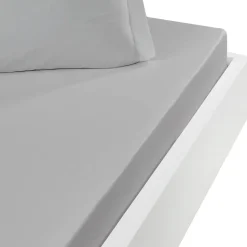 Sensei Maison Drap housse en coton bonnet 30 cm Gris Perle 90x190 cm STUDIO