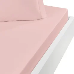 Sensei Maison Drap housse en coton bonnet 30 cm Poudre 160x200 cm STUDIO New