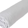Toison d'Or Drap housse en coton Lavé (160x200 cm - Gris Perle) Discount