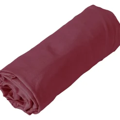 Toison d'Or Drap housse en coton Lavé (180x200 cm - Griotte)