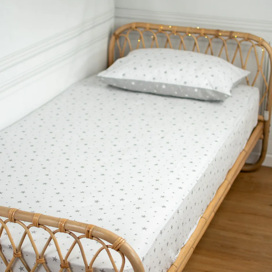 Sevira Kids Drap housse en coton STELLA