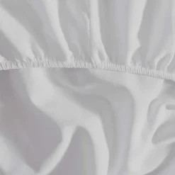 Sensei Maison Drap housse en flanelle de coton bonnet 30 cm Blanc 80x200 cm KLAPPEN Hot