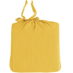 Sensei Maison Drap housse en gaze de coton bonnet 30 cm Miel 80x200 cm LOFT