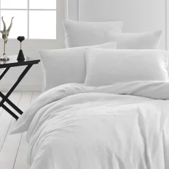 Sensei Maison Drap housse en gaze de coton bonnet 30 cm Blanc 140x200 cm LOFT Outlet