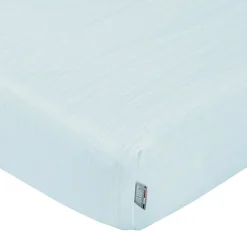 Sevira Kids Drap housse en gaze de coton à carreaux
