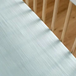Sevira Kids Drap housse en gaze de coton à carreaux