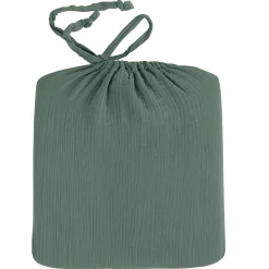 Sensei Maison Drap housse en gaze de coton bonnet 30 cm Lichen 80x200 cm LOFT