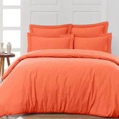 Sensei Maison Drap housse en percale de coton bonnet 30 cm Corail 140x200 cm SOFT PERCALE Online
