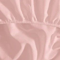 Sensei Maison Drap housse en percale de coton bonnet 30 cm Poudre 90x200 cm SOFT PERCALE Clearance