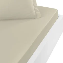 Sensei Maison Drap housse en percale de coton bonnet 30 cm Ficelle 120x190 cm SOFT PERCALE Online