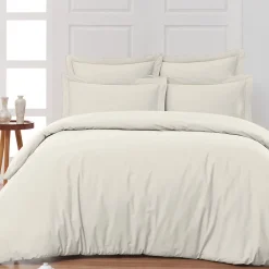 Sensei Maison Drap housse en percale de coton pour lit articulé Ecru 180x200 cm SOFT PERCALE Online