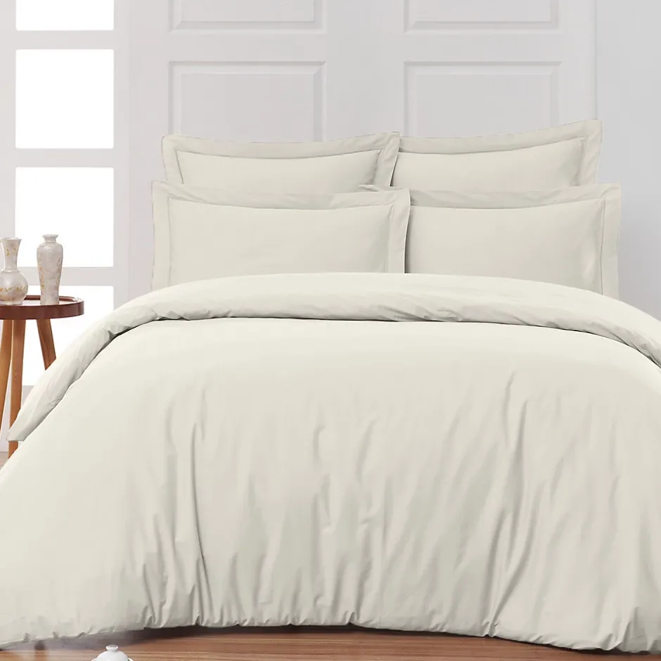 Sensei Maison Drap housse en percale de coton pour lit articulé Ecru 180x200 cm SOFT PERCALE Online