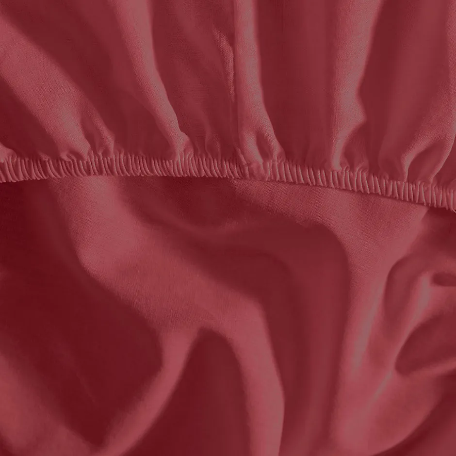 Sensei Maison Drap housse en percale de coton pour lit articulé Cardinal 140x190 cm SOFT PERCALE