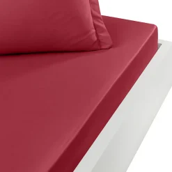 Sensei Maison Drap housse en percale de coton pour lit articulé Cardinal 140x190 cm SOFT PERCALE