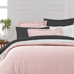 Sensei Maison Drap housse en percale de coton bonnet 30 cm Blanc 140x200 cm SOFT PERCALE