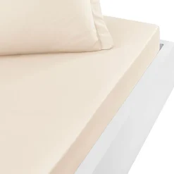 Sensei Maison Drap housse en percale de coton bonnet 30 cm Petale 120x190 cm SOFT PERCALE