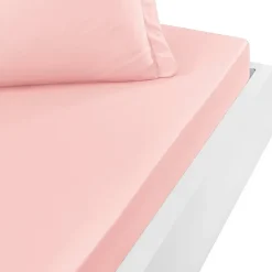 Sensei Maison Drap housse en percale de coton pour lit articulé Poudre 160x200 cm SOFT PERCALE Online