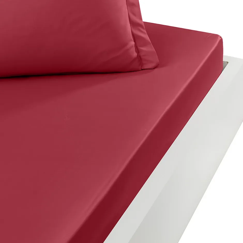 Sensei Maison Drap housse en percale de coton pour lit articulé Cardinal 160x200 cm SOFT PERCALE Clearance