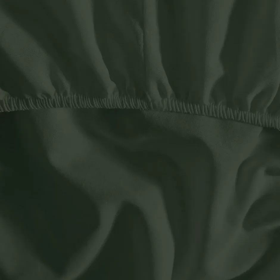 Sensei Maison Drap housse en percale de coton pour lit articulé Eucalyptus 180x200 cm SOFT PERCALE Hot