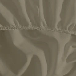 Sensei Maison Drap housse en percale de coton pour lit articulé Taupe 160x200 cm SOFT PERCALE Hot