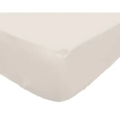 Soleil D'Ocre Drap housse en polycoton 140x200 cm PERCALE lin, par
