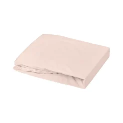 Domiva Drap housse enfant Oeko-tex 100% coton 130g/m² (60x120 cm - Rose Clair)