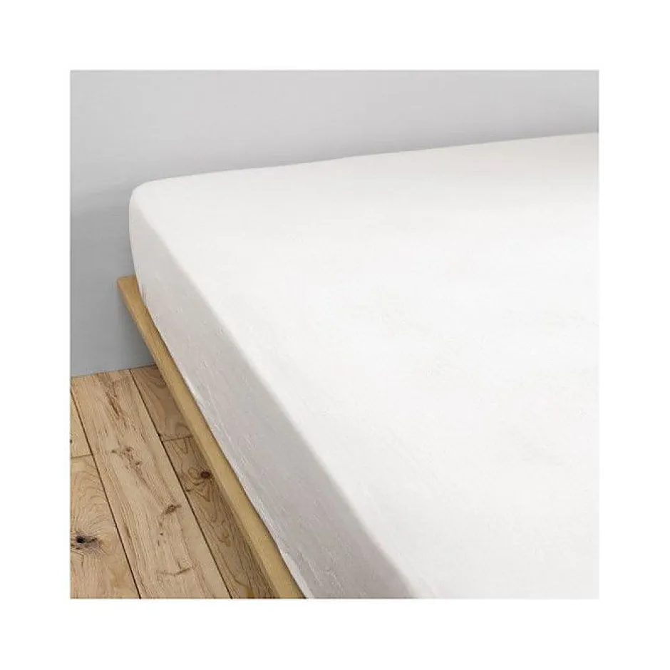 L'Effet Papillon Drap housse "Gaïa" toutes dimensions "Gaze de Coton" - Gaia Chantilly - 140 x 200 cm bonnet de 30 cm
