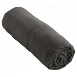 L'Effet Papillon Drap housse "Gaïa" toutes dimensions "Gaze de Coton" - Gaïa Granit - 140 x 190 cm bonnet de 30 cm