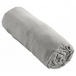 L'Effet Papillon Drap housse "Gaïa" toutes dimensions "Gaze de Coton" - Gaïa Nuage - 140 x 190 cm bonnet de 30 cm
