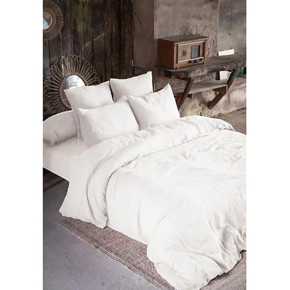 L'Effet Papillon Drap housse "Gaïa" toutes dimensions "Gaze de Coton" - Gaia Chantilly - 80 x 200 cm bonnet de 30 cm New