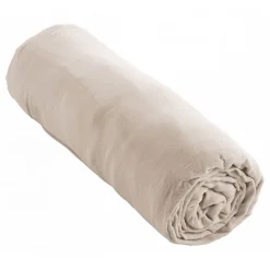 L'Effet Papillon Drap housse "Gaïa" toutes dimensions "Gaze de Coton" - Gaïa Pampa - 200 x 200 cm bonnet de 30 cm