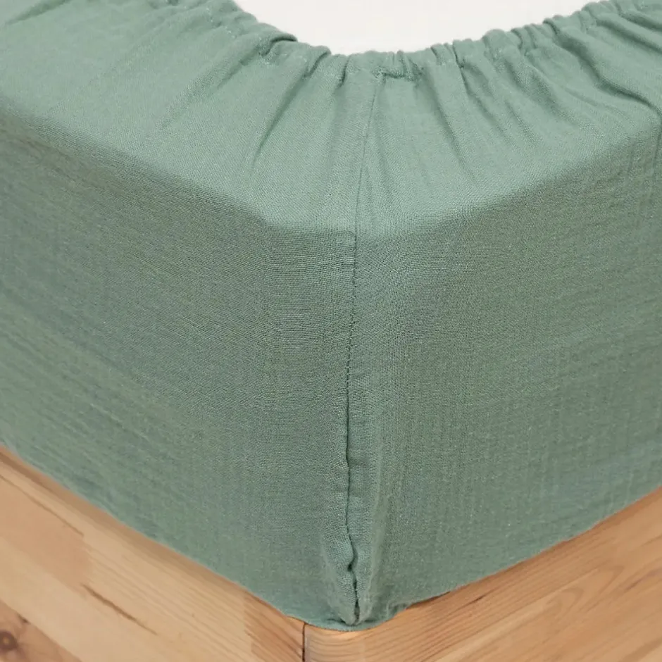 Eden Drap Housse Gaze Coton Flora design et moderne Outlet