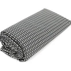 Linnea Drap housse imprimé 120x200 cm bonnet 30 cm satin de coton ENZO noir Online