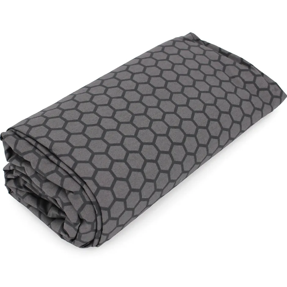 Linnea Drap housse imprimé 200x200 cm percale de coton ASIA gris Anthracite Bonnet 40 cm