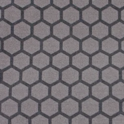 Linnea Drap housse imprimé 200x200 cm percale de coton ASIA gris Anthracite Bonnet 40 cm