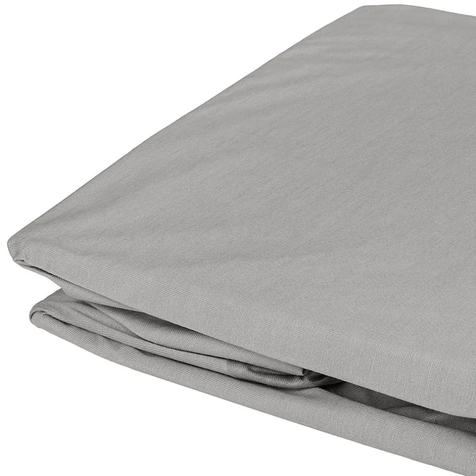 Toison d'Or Drap housse élastiqué en 100% coton peigné (85x195 cm - Taupe) Hot