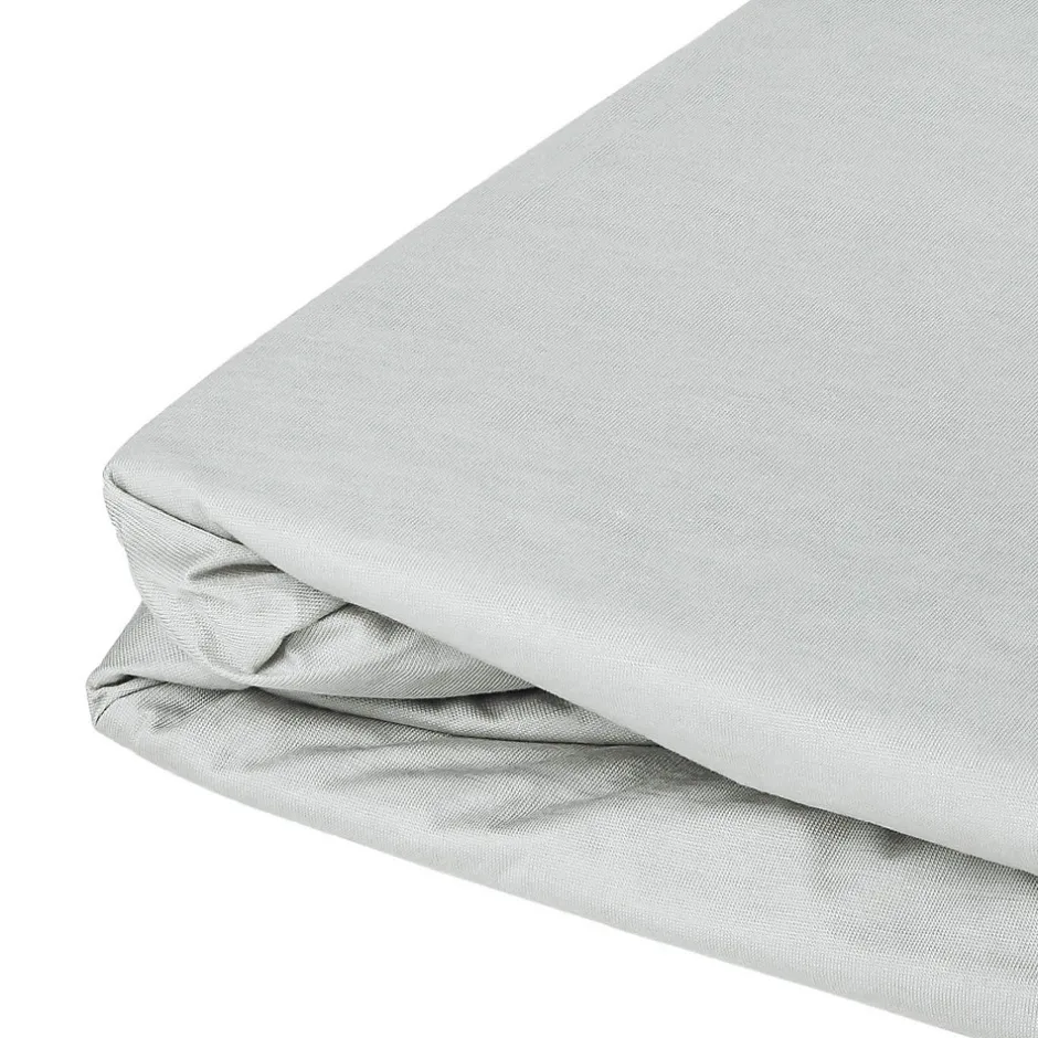 Toison d'Or Drap housse élastiqué en 100% coton peigné (85x195 cm - Gris Perle) Best