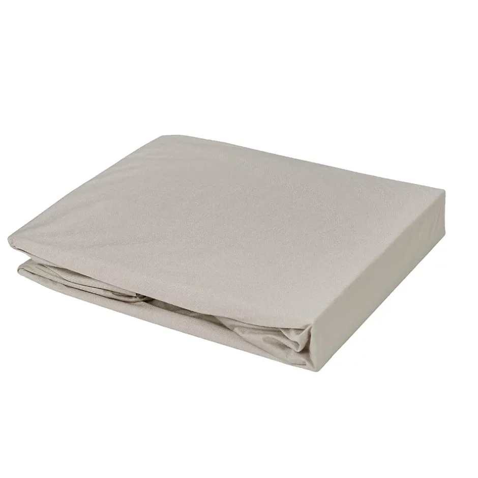 Toison d'Or Drap housse élastiqué en 100% coton peigné (85x195 cm - Gris Galet) Sale