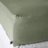 L'Effet Papillon Drap housse "Lysandre" toutes dimensions "Lyocel" - Lysandre Thym - 160 x 200 cm bonnet de 30 cm