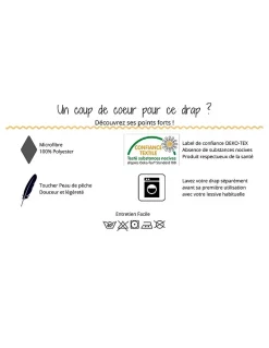 Mani Textile Drap Housse Microfibre Beige - 140x190cm Online