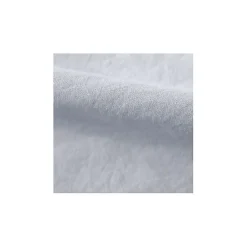 Vent Du Sud Drap housse Palace pur coton teint lavé 63 fils/cm² - Palace Neige - 140 x 190 cm bonnet de 35 cm