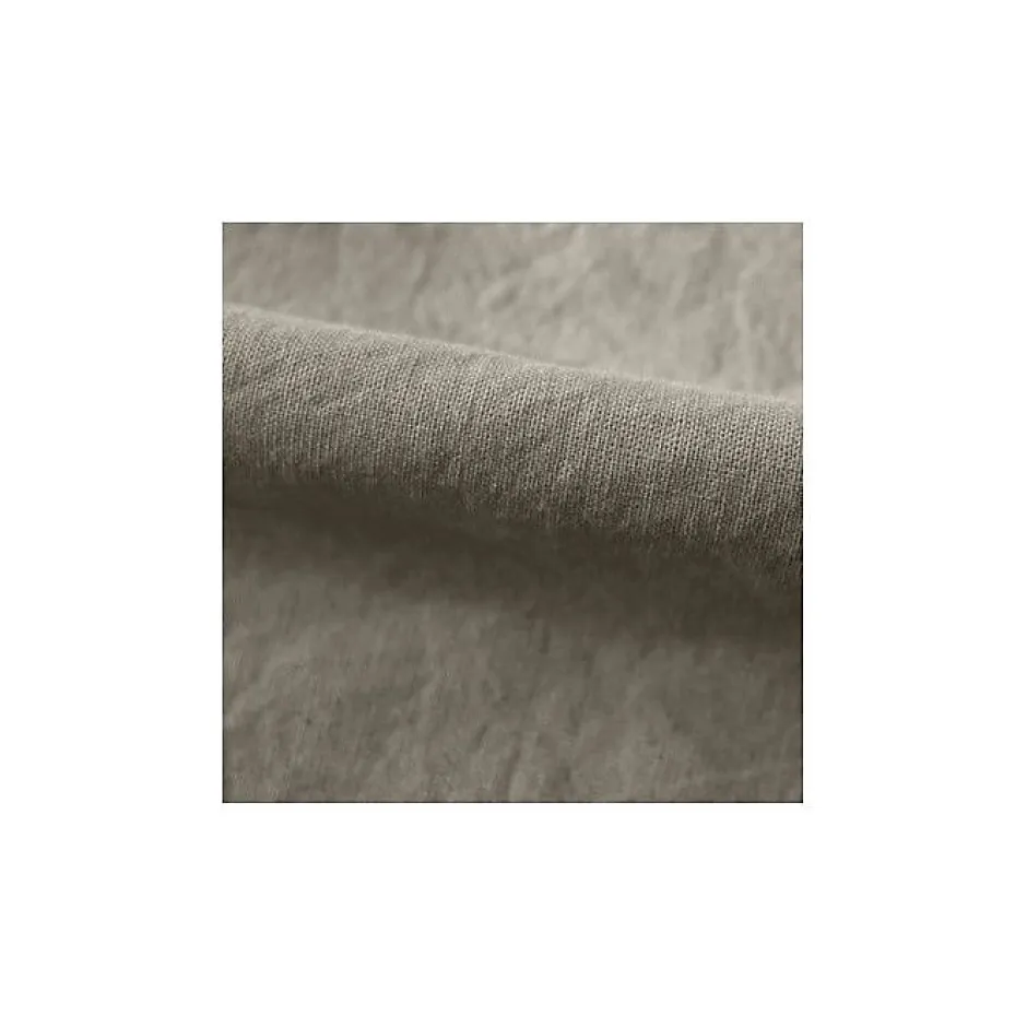 Vent Du Sud Drap housse Palace pur coton teint lavé 63 fils/cm² - Palace Naturel - 180 x 200 cm bonnet de 35 cm Best