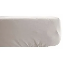 Vent Du Sud Drap housse Palace pur coton teint lavé 63 fils/cm² - Palace Naturel - 180 x 200 cm bonnet de 35 cm Best