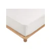Promolinge Drap Housse Percale Bonnet 30 Cm 190x140cm Blanc