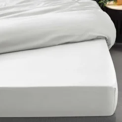 Douceur D'Intérieur Drap Housse Percale Bonnet 30 Cm 190x140cm Blanc