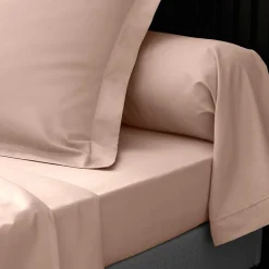 Douceur D'Intérieur Drap Housse Percale Bonnet 30 Cm 190x140cm Rose